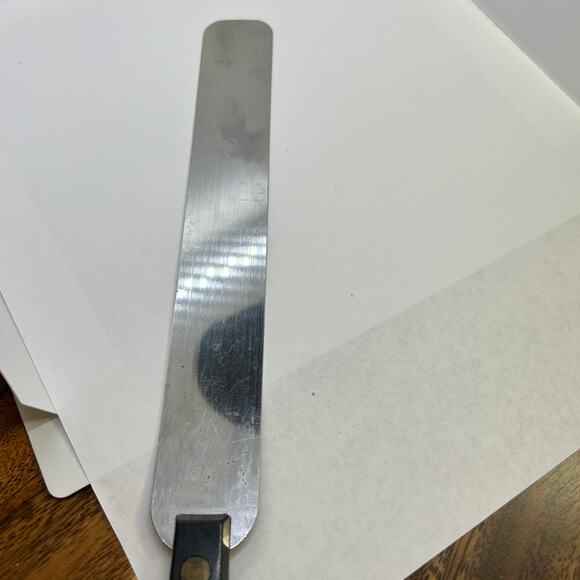 Vintage Wisehold Icing Spatula Utensil Stainless Steel Black Handle USA - Picture 4 of 9